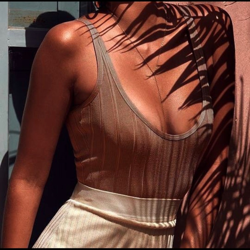 COPY - SALT & LACE INTIMATES Island Sport Mauve Scoop Neck Bodysuit